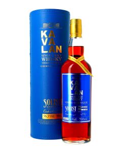 Whisky Single Malt Kavalan Cask Strength, Solist Vinho Barrique 56,3°