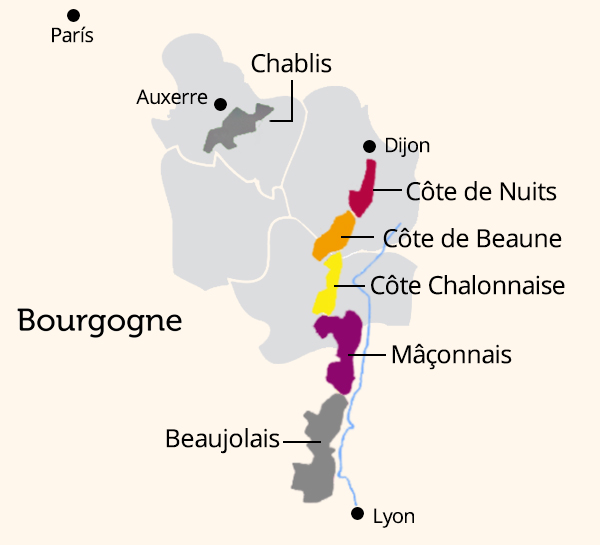 bordoña, francia mapa